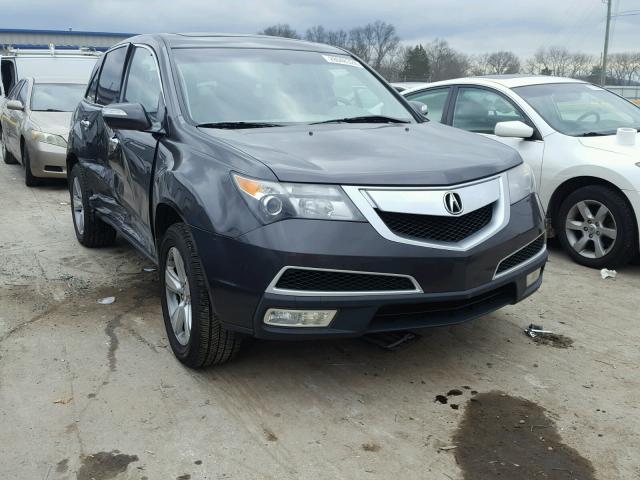 2HNYD2H21AH529960 - 2010 ACURA MDX GRAY photo 1