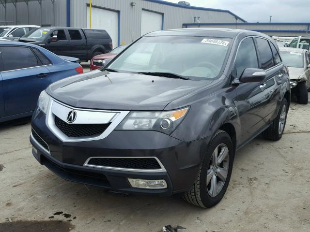 2HNYD2H21AH529960 - 2010 ACURA MDX GRAY photo 2