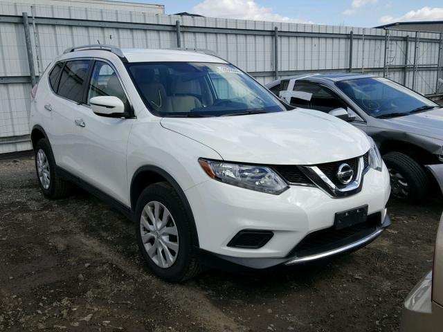 JN8AT2MV5GW148637 - 2016 NISSAN ROGUE S WHITE photo 1