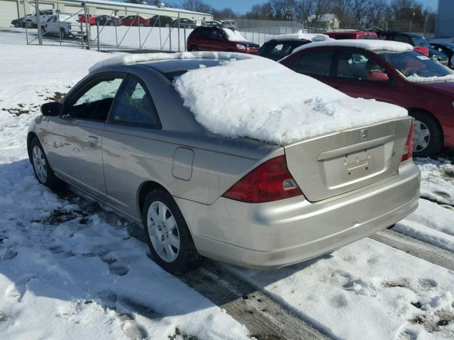 1HGEM229X2L084221 - 2002 HONDA CIVIC EX ვერცხლისფერი ფოტო 3