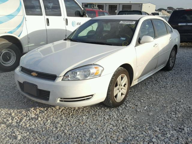 2G1WA5EK7B1251788 - 2011 CHEVROLET IMPALA LS WHITE photo 2
