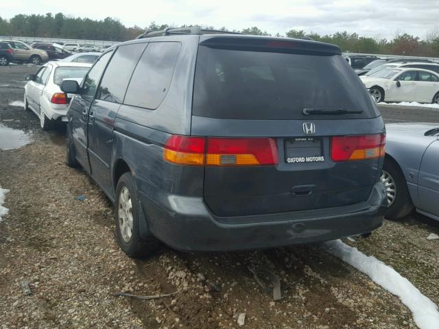 5FNRL18094B027021 - 2004 HONDA ODYSSEY EX GRAY photo 3