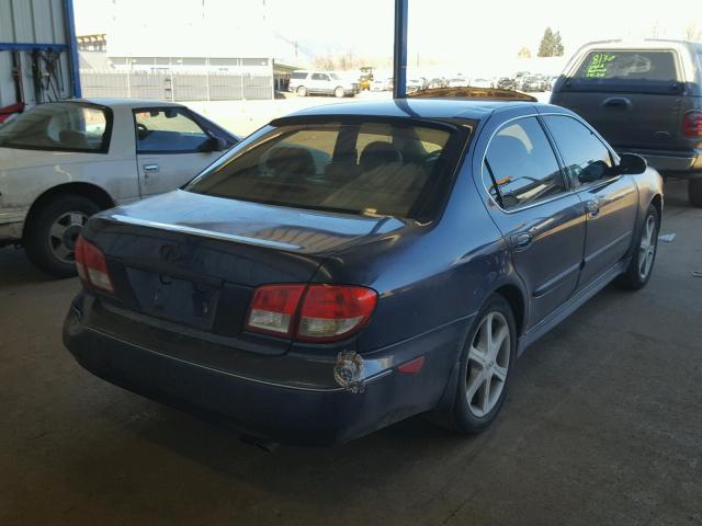 JNKDA31A23T108550 - 2003 INFINITI I35 BLUE photo 4