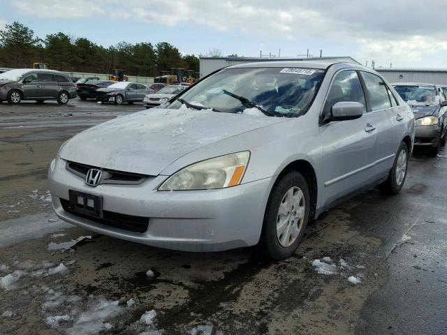 1HGCM56383A004636 - 2003 HONDA ACCORD LX SILVER photo 2