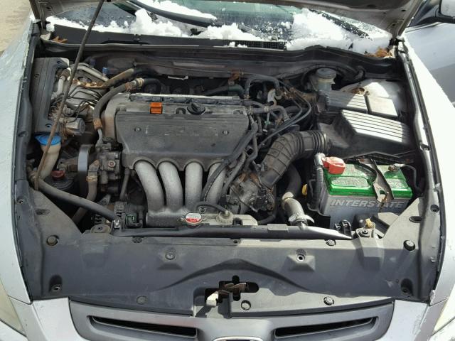 1HGCM56383A004636 - 2003 HONDA ACCORD LX SILVER photo 7