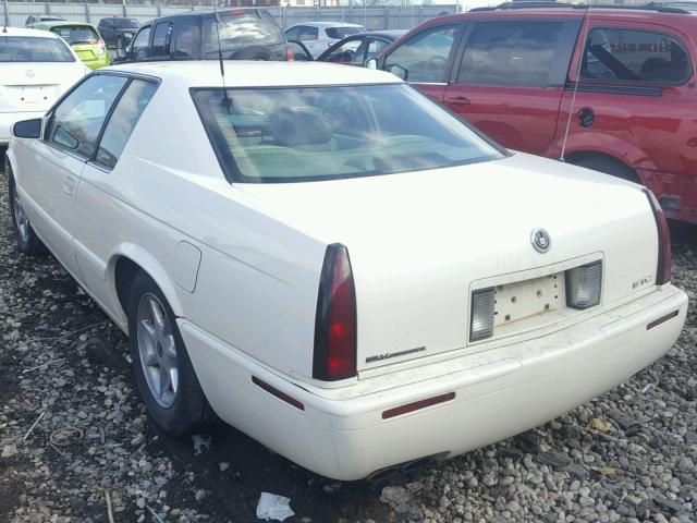 1G6EC12962B107045 - 2002 CADILLAC ELDORADO C WHITE photo 3