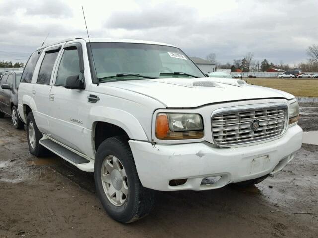 1GYEK63R8YR220758 - 2000 CADILLAC ESCALADE L WHITE photo 1