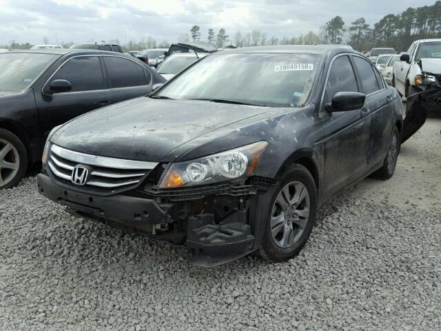 1HGCP2F43CA011265 - 2012 HONDA ACCORD LXP BLACK photo 2