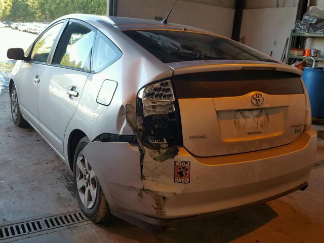 JTDKB20U263157120 - 2006 TOYOTA PRIUS SILVER photo 3