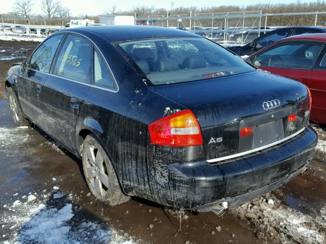 WAULT64B53N074487 - 2003 AUDI A6 3.0 QUA BLACK photo 3