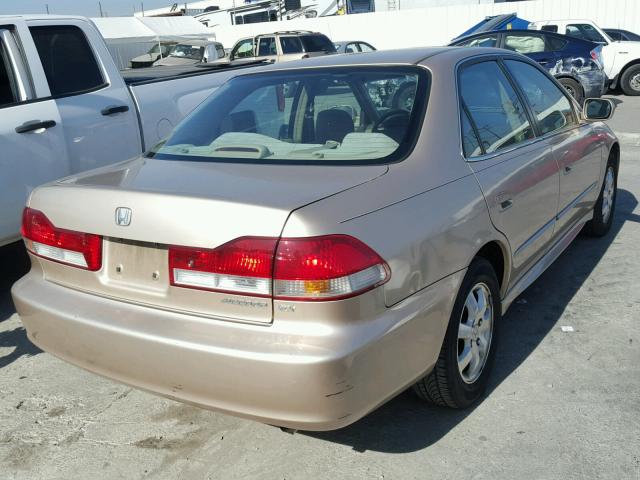 1HGCG56651A101842 - 2001 HONDA ACCORD EX GOLD photo 4