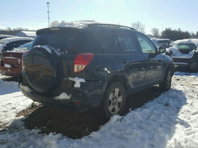 JTMBD33V776027970 - 2007 TOYOTA RAV4 BLACK photo 4