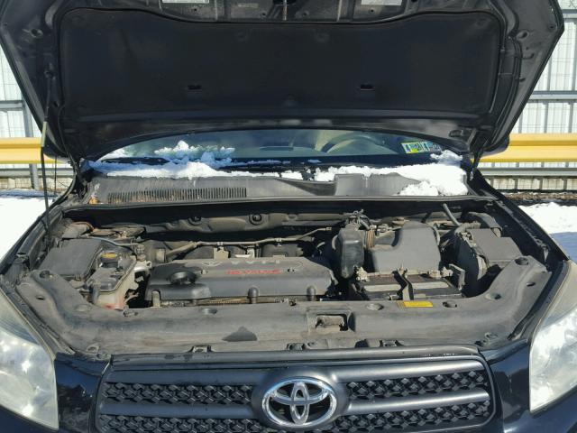 JTMBD33V776027970 - 2007 TOYOTA RAV4 BLACK photo 7