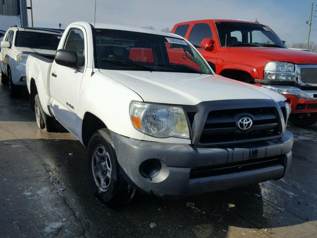 5TENX22N36Z214284 - 2006 TOYOTA TACOMA WHITE photo 1