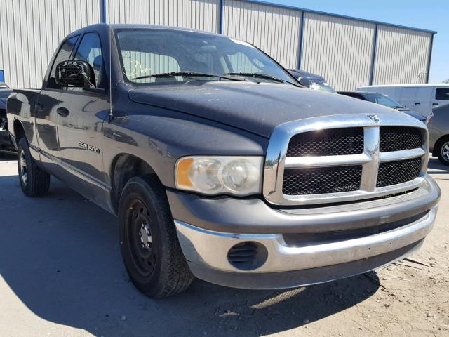 1D7HA18N24S635520 - 2004 DODGE RAM 1500 S GRAY photo 1