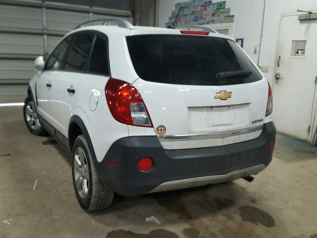 3GNAL2EK1DS606155 - 2013 CHEVROLET CAPTIVA LS WHITE photo 3