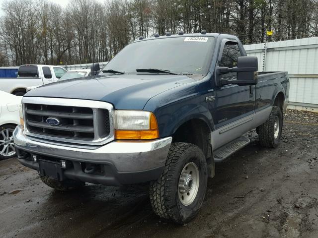 1FTSF31F4XEE50159 - 1999 FORD F350 SRW S BLUE photo 2