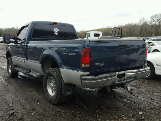 1FTSF31F4XEE50159 - 1999 FORD F350 SRW S BLUE photo 3