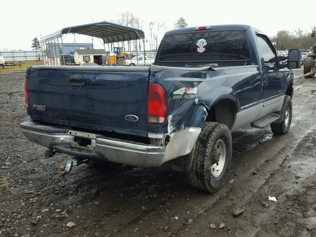 1FTSF31F4XEE50159 - 1999 FORD F350 SRW S BLUE photo 4