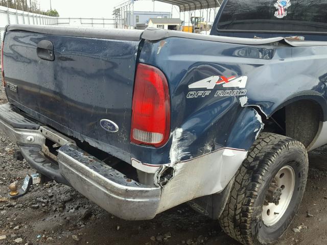 1FTSF31F4XEE50159 - 1999 FORD F350 SRW S BLUE photo 9