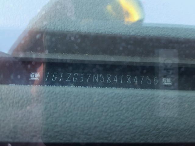 1G1ZG57N384184736 - 2008 CHEVROLET MALIBU LS Gümüş foto 10