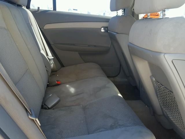 1G1ZG57N384184736 - 2008 CHEVROLET MALIBU LS Gümüş foto 6