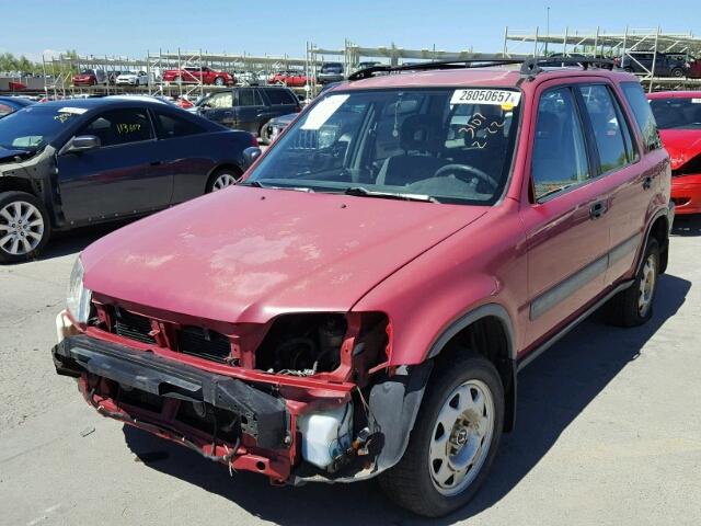 JHLRD2840WC007412 - 1998 HONDA CR-V LX RED photo 2