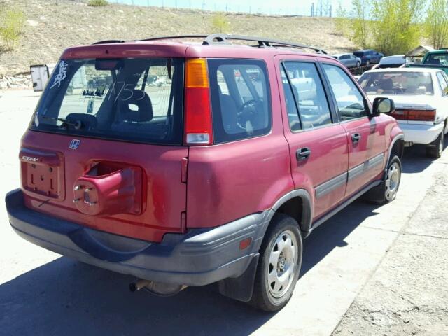 JHLRD2840WC007412 - 1998 HONDA CR-V LX RED photo 4