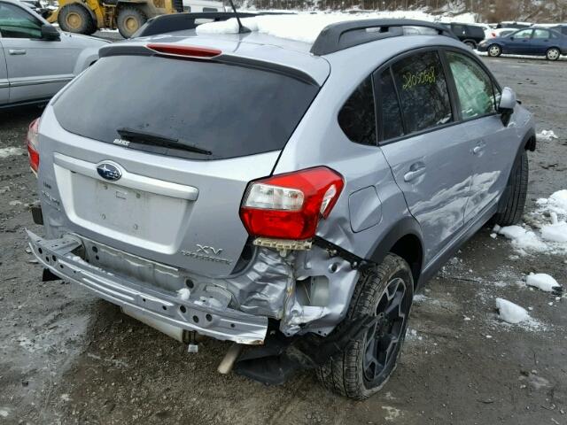 JF2GPAGC0D2864364 - 2013 SUBARU XV CROSSTR SILVER photo 4