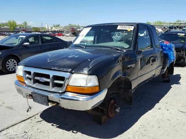 1FTZR15V1XPB10919 - 1999 FORD RANGER SUP BLACK photo 2