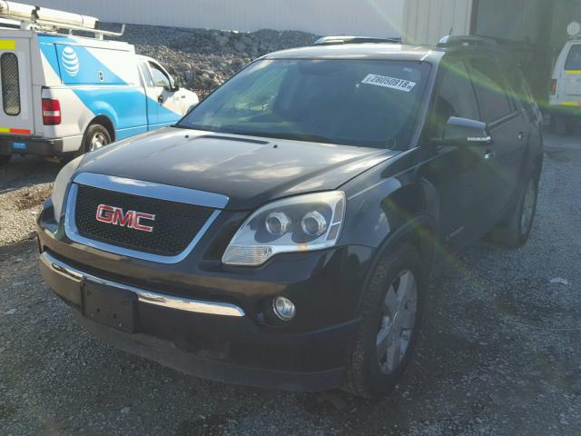 1GKER337X8J227583 - 2008 GMC ACADIA SLT BLACK photo 2