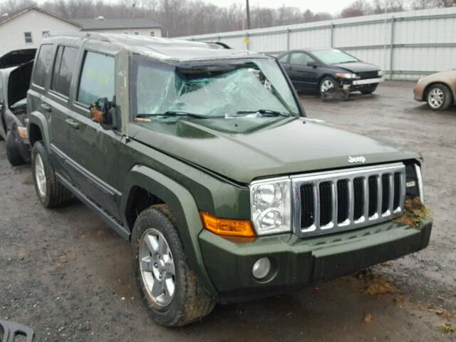 1J8HG48K07C654624 - 2007 JEEP COMMANDER GREEN photo 1