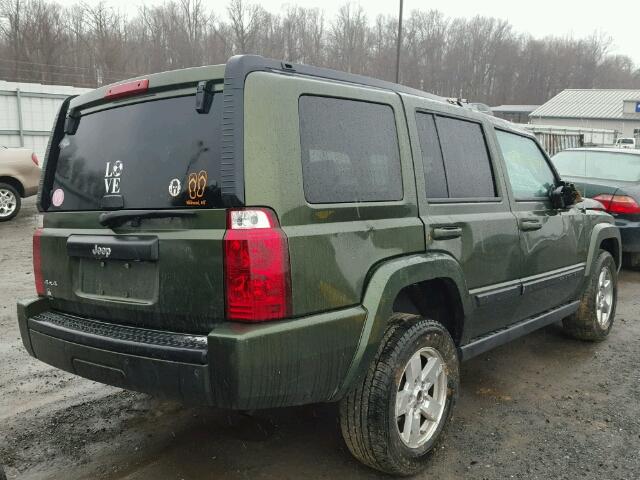 1J8HG48K07C654624 - 2007 JEEP COMMANDER GREEN photo 4