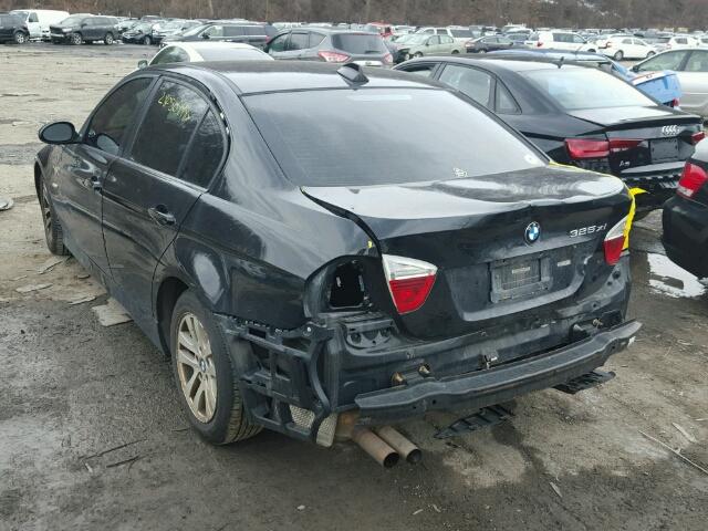 WBAVD13596KV00661 - 2006 BMW 325 XI BLACK photo 3