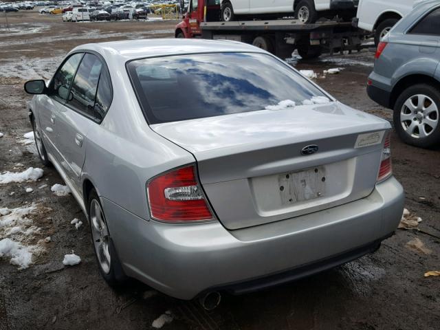 4S3BL626567214857 - 2006 SUBARU LEGACY 2.5 SILVER photo 3