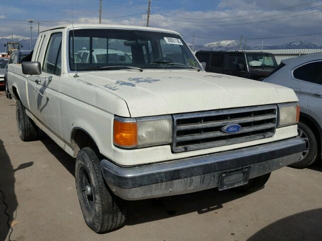 1FTEX14N4KKB15592 - 1989 FORD F150 WHITE photo 1