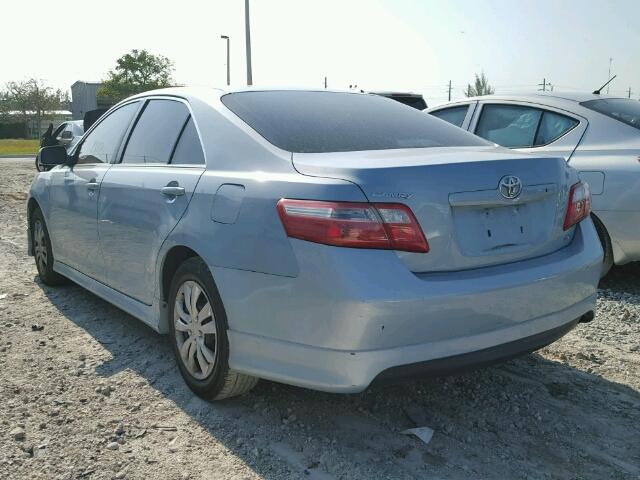 4T1BE46K19U902426 - 2009 TOYOTA CAMRY BASE BLUE photo 3