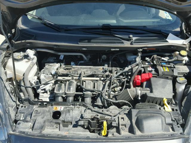 3FADP4BJ3HM114793 - 2017 FORD FIESTA SE GRAY photo 7