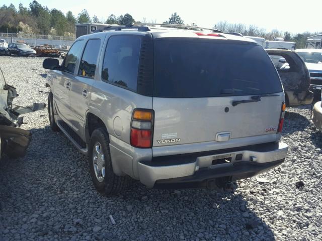 1GKEK63U06J161960 - 2006 GMC YUKON DENA SILVER photo 3