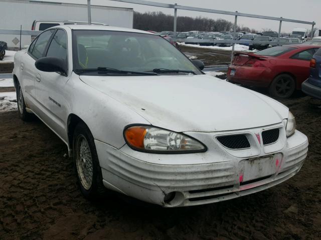 1G2NE52TXXM704564 - 1999 PONTIAC GRAND AM S თეთრი ფოტო 1
