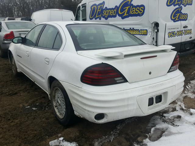 1G2NE52TXXM704564 - 1999 PONTIAC GRAND AM S თეთრი ფოტო 3