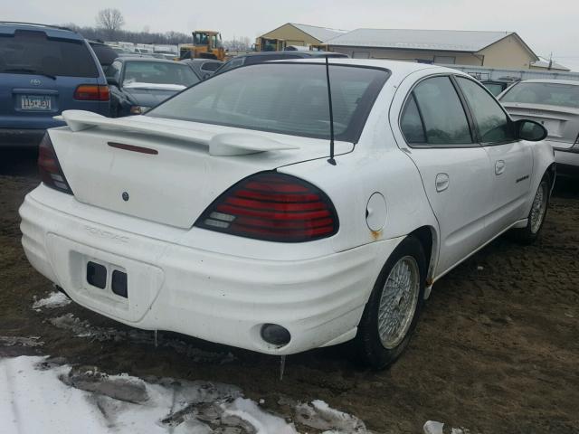 1G2NE52TXXM704564 - 1999 PONTIAC GRAND AM S თეთრი ფოტო 4