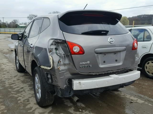 JN8AS5MT2AW506691 - 2010 NISSAN ROGUE S SILVER photo 3