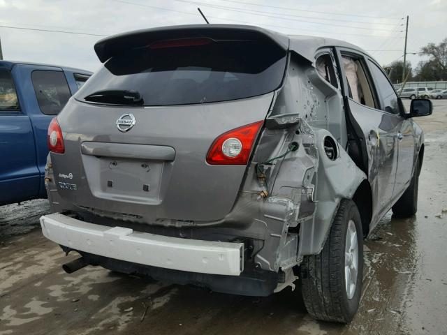 JN8AS5MT2AW506691 - 2010 NISSAN ROGUE S SILVER photo 4