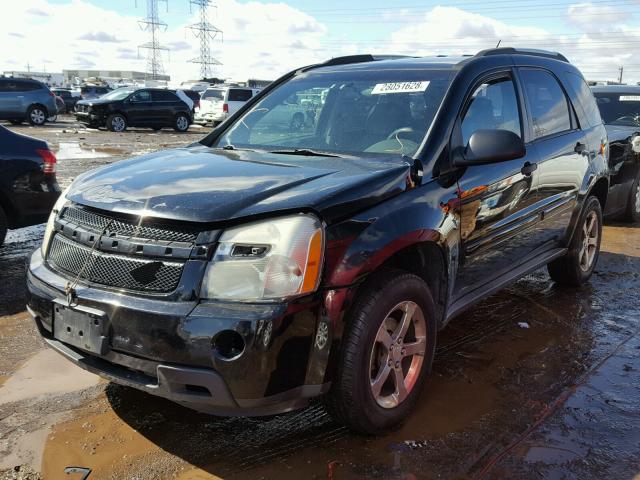 2CNDL13F476012342 - 2007 CHEVROLET EQUINOX LS BLACK photo 2