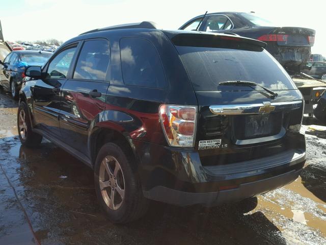 2CNDL13F476012342 - 2007 CHEVROLET EQUINOX LS BLACK photo 3