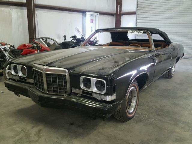 2P67W4P269877 - 1974 PONTIAC GRANDVILLE BLACK photo 2