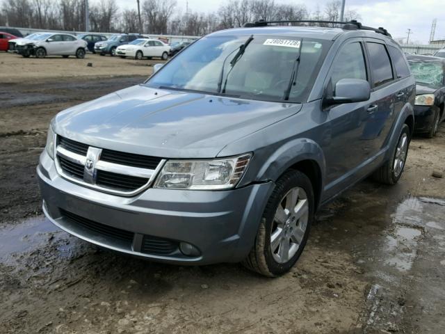 3D4GH57V99T180944 - 2009 DODGE JOURNEY SX GRAY photo 2