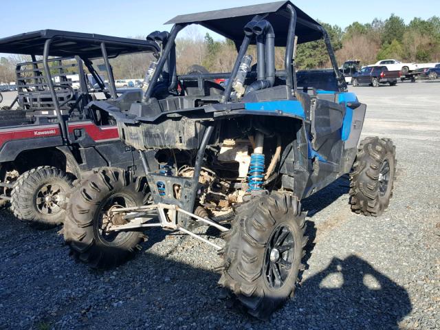 4XAVDE997FB315696 - 2015 POLARIS RZR XP 100 BLUE photo 4