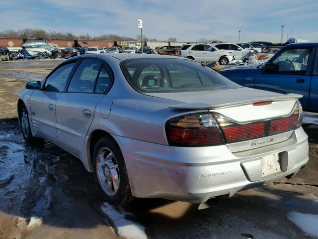 1G2HY54K614142033 - 2001 PONTIAC BONNEVILLE SILVER photo 3